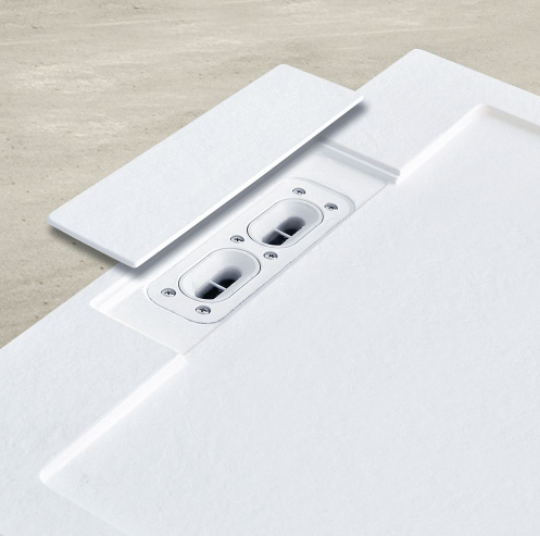 Honey Grey Slate Effect Shower Tray – 1700x800mm inc waste