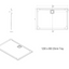 Ellis Slimline Rectangular Shower Tray - 1200 x 800mm