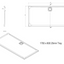 Ellis Slimline Rectangular Shower Tray - 1700 x 800mm