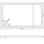 Paige Rectangle Low Profile Shower Tray - 1100mm x 800mm