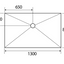 Wetroom Rectangle Shower Tray With Offset Drain (1300mm x 800mm)