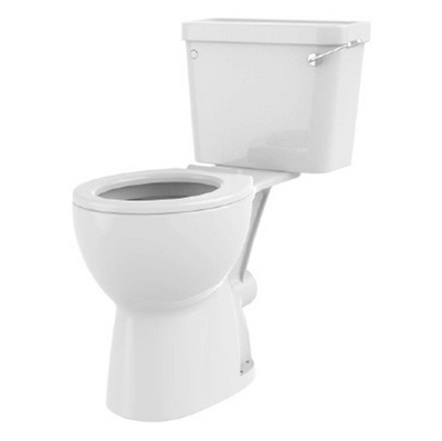 Dottie Doc M Accessible Toilet & Basin Pack with White Grab Rails