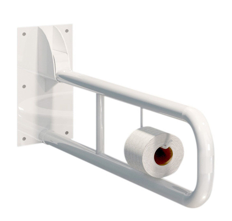 Dottie Doc M Accessible Toilet & Basin Pack with White Grab Rails