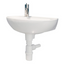Dottie Doc M Accessible Toilet & Basin Pack with White Grab Rails