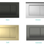 1200 Wall Hung Pan Concealed Cistern Frame Inc Gunmetal Flush Plate