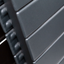 New Mexico Black Horizontal Convector Radiator - 600x1000mm