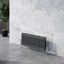 Nevada Grey Double Horizontal Column Radiator - 300mm