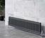 Nevada Grey Double Horizontal Column Radiator - 300mm