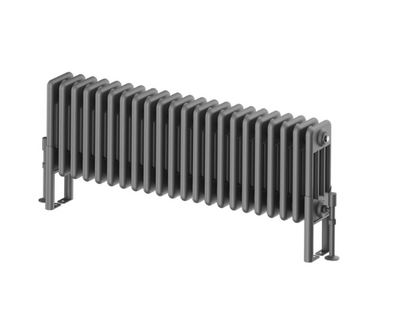 Nevada Quadruple Horizontal Column Radiator - 300x1010mm - Grey
