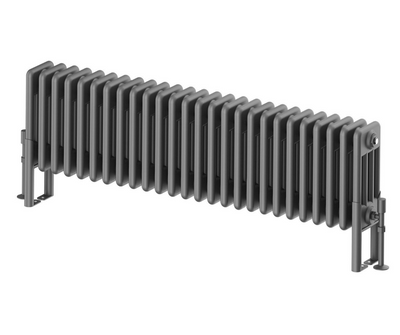 Nevada Quadruple Horizontal Column Radiator - 300x1190mm - Grey