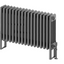 Nevada Quadruple Horizontal Column Radiator - 400x785mm - Grey