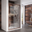 Murphy 1400mm Sliding Shower Door - Brushed Bronze N24
