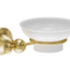William Traditional Soap Dish & Holder - Brushed Gold