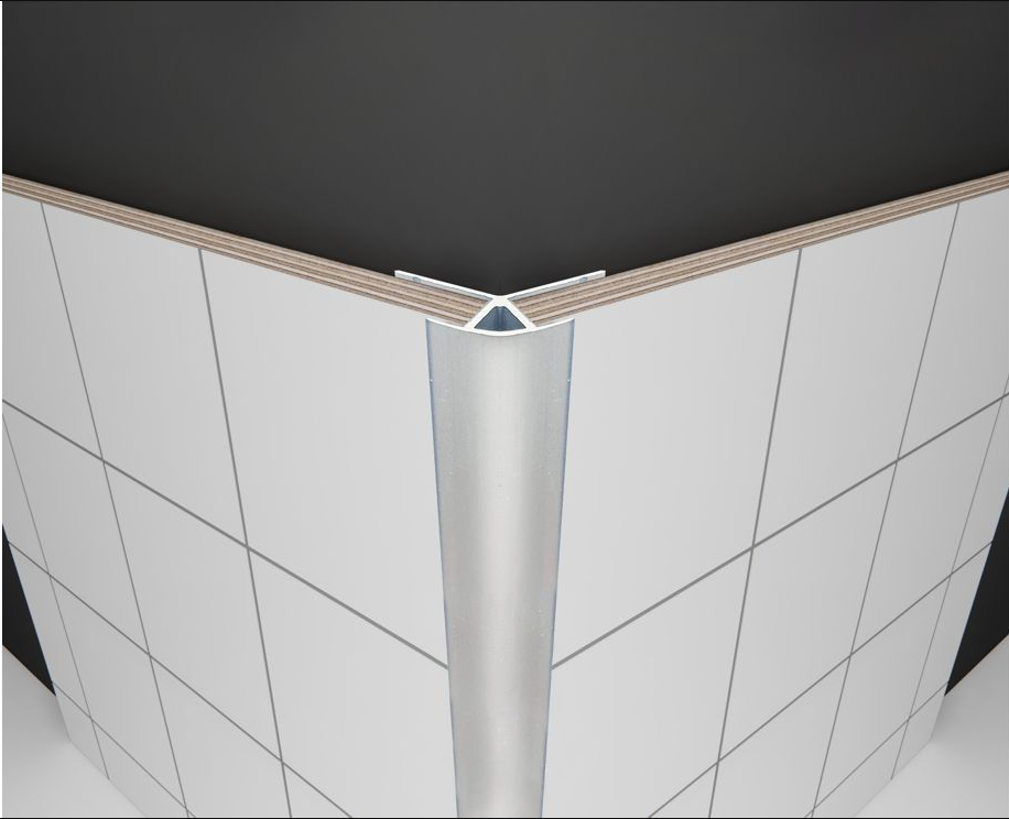 Fibo Aluminium 135° External Profile 2.4m