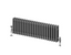 Nevada Grey Triple Horizontal Column Radiator - 300mm