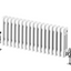 Nevada White Triple Horizontal Column Radiator - 300mm