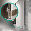 Nevada White Triple Vertical Column Radiator - 1800x290mm