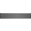 Michigan Grey Single Horizontal Flat Panel Radiator -340x1600mm