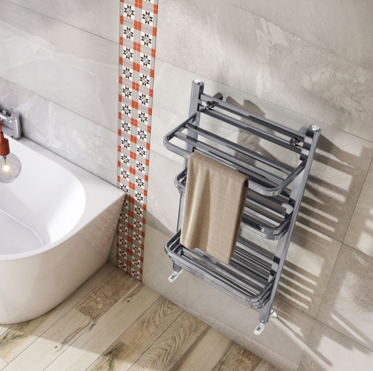 Illinois 1000 x 500mm Heated Towel Rail – Chrome