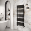 Arthur Matt Black Heated Towel Rail – 1269x500mm