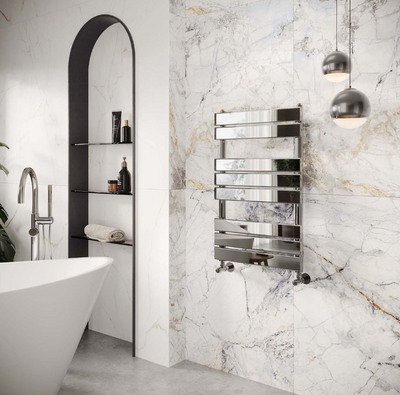 Liberty Chrome Heated Towel Rail – 800x500mm