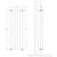Michigan Grey Single Vertical Flat Panel Radiator - 1600x610mm