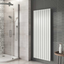 Michigan White Single Vertical Flat Panel Radiator - 1600x610mm