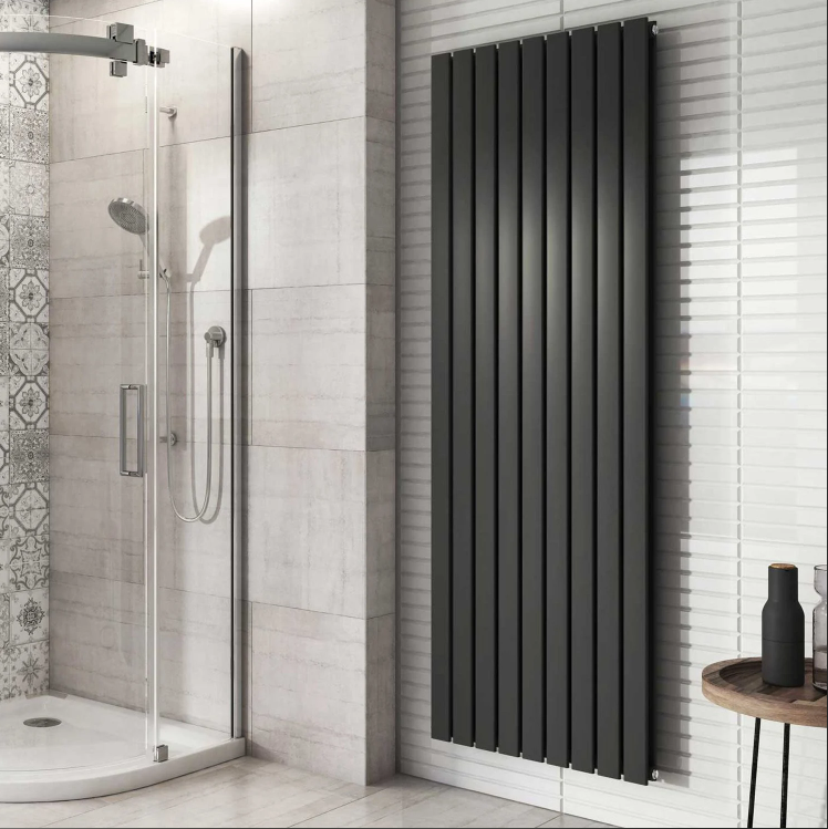 Michigan Grey Single Vertical Flat Panel Radiator - 1800x610mm