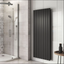 Michigan Grey Double Vertical Flat Panel Radiator - 1200x612mm