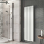 Michigan White Double Vertical Flat Panel Radiator - 1600x610mm