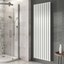 Michigan White Double Vertical Flat Panel Radiator - 1800x610mm