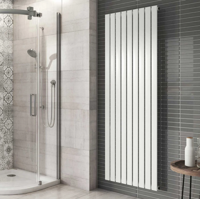 Michigan White Double Vertical Flat Panel Radiator - 1800x610mm