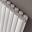 Minnesota White Double Horizontal Radiator - 472x1200mm