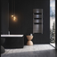 Oklahoma 1200 x 500mm Heated Towel Rail - Anthracite Grey