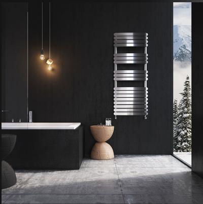 Oklahoma 1200 x 500mm Heated Towel Rail - Chrome