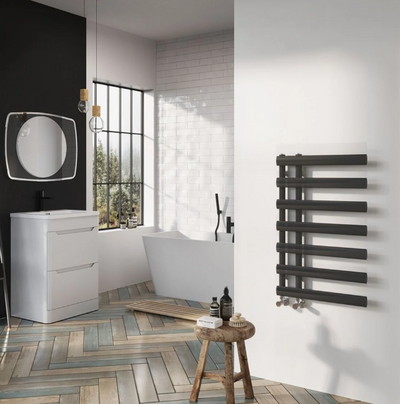 Massachusetts 780 x 500mm Vertical Radiator - Grey