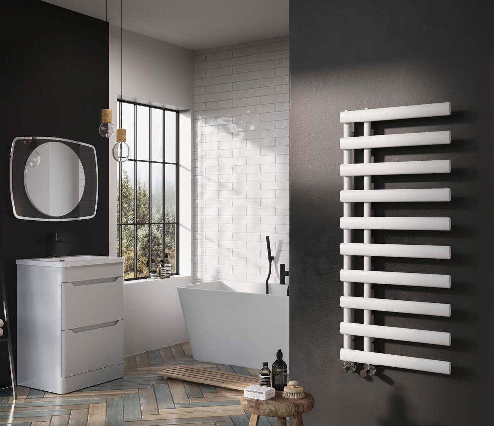 Massachusetts 1610 x 500mm Vertical Radiator - White