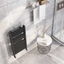 Delta 1200 x 500mm Double Layer Heated Towel Rail - Anthracite