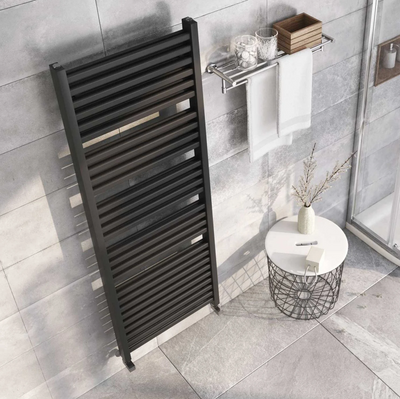 Delta 1600 x 550mm Double Layer Heated Towel Rail - Anthracite