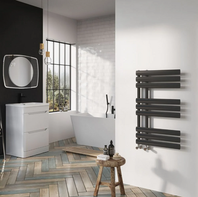 Rayner Grey Designer Heated Towel Rail - 820x500mm