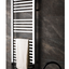 West Virginia 1200 x 490mm Heated Towel Radiator - Chrome