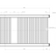 West Virginia 800 x 490mm Heated Towel Radiator - Chrome