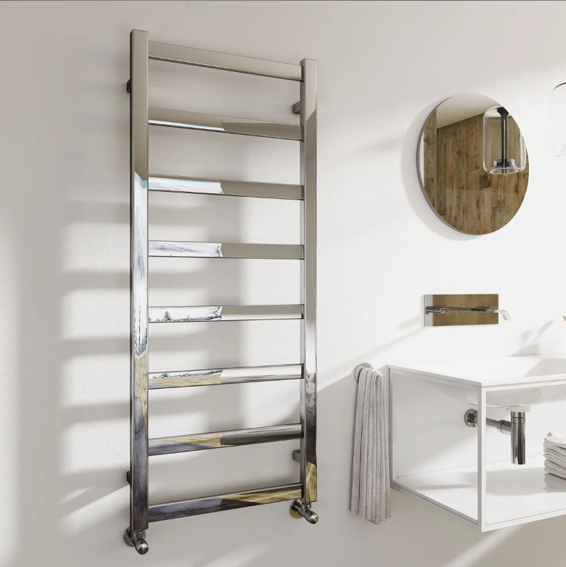 Wisconsin 1200 x 500mm Designer Towel Radiator - Chrome – Interiors ...