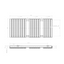 Vermont 1200 x 500mm Heated Towel Rail – Chrome