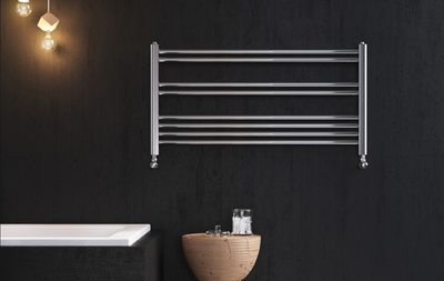 North Carolina 500 x 980mm Horizontal Towel Rail – Chrome