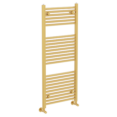 North Carolina 1200x400mm Heated Towel Rail – Brushed Gold N24