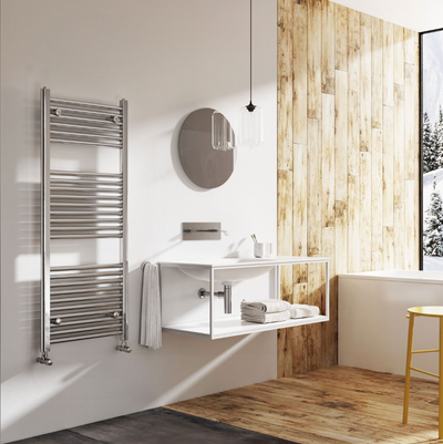 North Carolina 1200x500mm Heated Towel Rail – Chrome