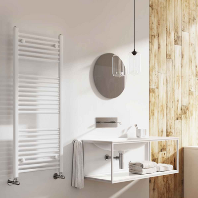 North Carolina 1200x500mm Heated Towel Rail – White