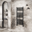 North Carolina 1200x500mm Heated Towel Rail – Matt Black