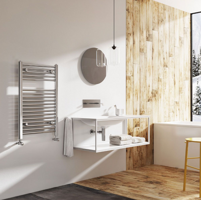 North Carolina 770x500mm Heated Towel Rail – Chrome